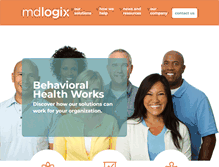 Tablet Screenshot of mdlogix.com